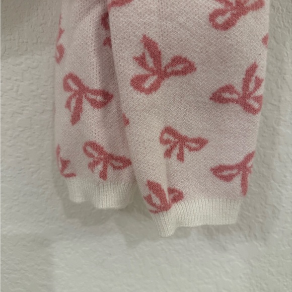 btween Pink and White Bow Sweater - Picture 5 of 8